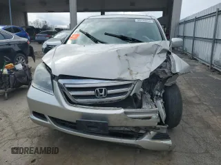 2005 Honda Odyssey EX with VIN 5FNRL38405B047948, listed as a Copart auction lot 50130755 with 0 mi miles and Salvage Title. Bid and sale history available at carsss.com. Image 5.