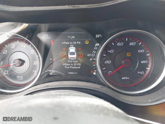 2015 Dodge Charger SE with VIN 2C3CDXBGXFH812015, listed as a IAAI auction lot 41869666 with 108,823 mi miles. Bid and sale history available at carsss.com. Image 7.