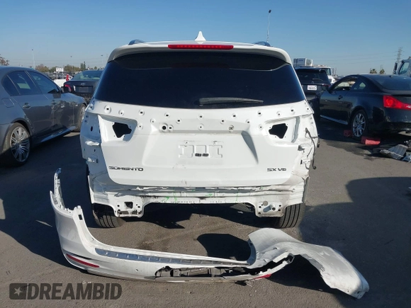2016 Kia Sorento SX with VIN 5XYPK4A55GG083584, listed as a IAAI auction lot 41414740 with 58,035 mi miles. Bid and sale history available at carsss.com. Image 17.