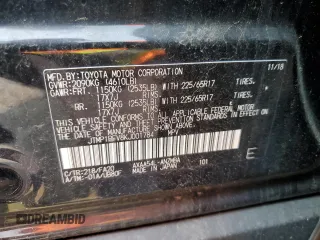 2019 Toyota RAV4 XLE with VIN JTMP1RFV8KJ001784, listed as a Copart auction lot 59109235 with 98,858 mi miles and Salvage title. Bid and sale history available at DreamBid. Image 13.