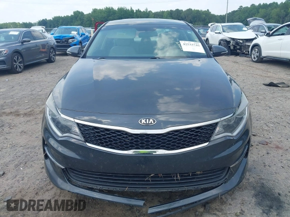 2016 Kia Optima LX with VIN 5XXGT4L36GG022483, listed as a IAAI auction lot 42533742 with 98,385 mi miles and . Bid and sale history available at DreamBid. Image 12.