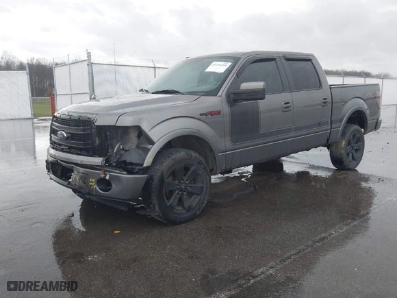 2013 Ford F-150 XL with VIN 1FTFW1EF0DFA14155, listed as a IAAI auction lot 41216268 with 207,889 mi miles. Bid and sale history available at carsss.com. Image 2.