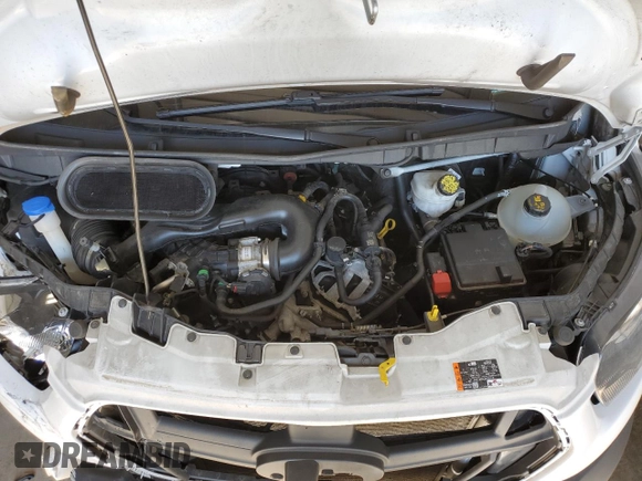 2021 Ford Transit Cargo with VIN 1FTBR1C82MKA10660, listed as a Copart auction lot 48245695 with 63,401 mi miles and Salvage Title. Bid and sale history available at DreamBid. Image 13.