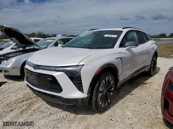 2024 Chevrolet Blazer EV eAWD RS with VIN 3GNKDCRJ5RS270851, listed as a Copart auction lot 74285074 with 148 mi miles and Non Repairable. Bid and sale history available at carsss.com. Image 1.