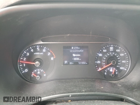 2020 Kia Soul X-Line with VIN KNDJ23AUXL7725599, listed as a Copart auction lot 57529344 with 121,552 mi miles and Clean Title. Bid and sale history available at carsss.com. Image 9.