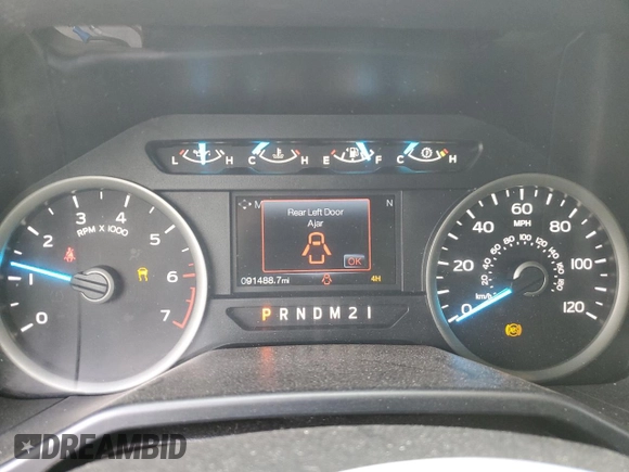 2016 Ford F-150 XLT with VIN 1FTFX1EGXGFB60170, listed as a Copart auction lot 44232025 with 91,488 mi miles and Salvage Title. Bid and sale history available at carsss.com. Image 9.