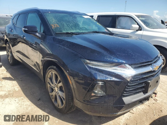 2020 Chevrolet Blazer Premier with VIN 3GNKBLRS2LS726696, listed as a Copart auction lot 76173604 with Not provided miles and Non repairable. Bid and sale history available at DreamBid. Image 4.