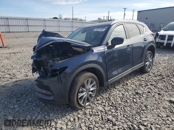 2020 Mazda CX-5 Grand Touring with VIN JM3KFBDM8L0763184, listed as a Copart auction lot 55575105 with 24,855 mi miles and Salvage Title. Bid and sale history available at DreamBid. Image 1.