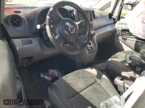 2015 Nissan NV200 SV with VIN 3N6CM0KN9FK707025, listed as a Copart auction lot 57454925 with 165,484 mi miles and Clean title. Bid and sale history available at DreamBid. Image 8.