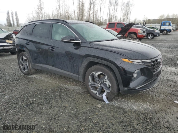 2024 Hyundai Tucson Hybrid Limited with VIN KM8JECD19RU167341, listed as a Copart auction lot 50847255 with 13,727 mi miles and Salvage Title. Bid and sale history available at carsss.com. Image 4.