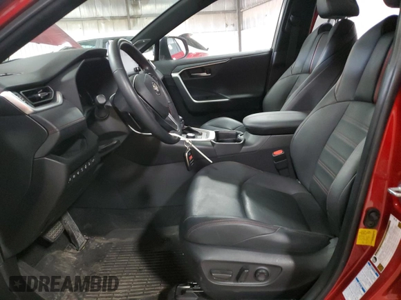 2021 Toyota RAV4 XSE with VIN JTMFB3FV3MD027720, listed as a Copart auction lot 58349905 with 48,313 mi miles and Salvage title. Bid and sale history available at DreamBid. Image 7.