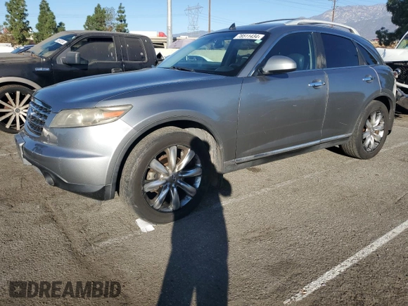 2006 Infiniti FX Options with VIN JNRBS08W66X400740, listed as a Copart auction lot 78511434 with 184,701 mi miles and Salvage title. Bid and sale history available at DreamBid. Image 1.