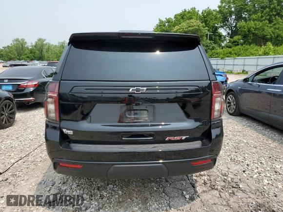 2023 Chevrolet Tahoe RST with VIN 1GNSKRKD5PR299764, listed as a Copart auction lot 58205815 with 19,550 mi miles and Salvage title. Bid and sale history available at DreamBid. Image 6.