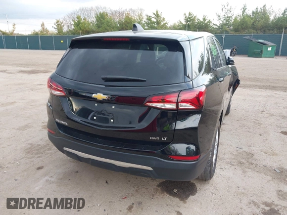 2023 Chevrolet Equinox LT with VIN 3GNAXUEGXPL248662, listed as a IAAI auction lot 42096164 with 34,477 mi miles and . Bid and sale history available at DreamBid. Image 4.