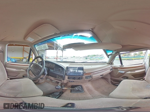 1996 Ford F-150 with VIN 1FTEF14Y2TLB39012, listed as a Copart auction lot 58576095 with 162,231 mi miles and Salvage title. Bid and sale history available at DreamBid. Image 14.