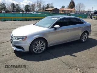 2015 Audi A3 1.8T Premium with VIN WAUACGFFXF1003701, listed as a Copart auction lot 51158475 with 92,166 mi miles and Salvage Title. Bid and sale history available at carsss.com. Image 1.