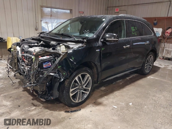 2017 Acura MDX Sport Hybrid w/Advance Pkg with VIN 5FRYD7H79HB000463, listed as a IAAI auction lot 40926548 with 131,998 mi miles. Bid and sale history available at carsss.com. Image 17.