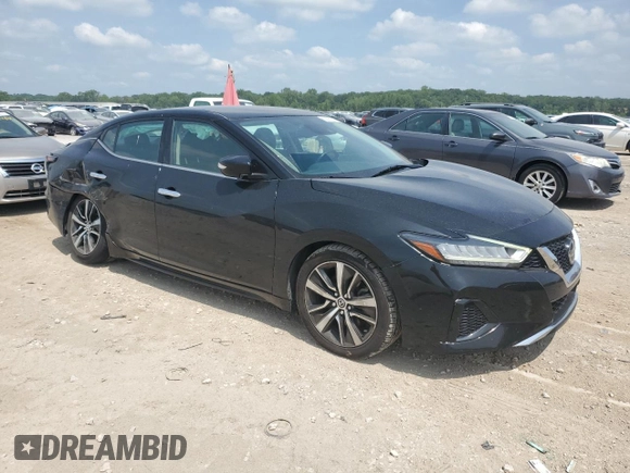 2022 Nissan Maxima SV with VIN 1N4AA6CV0NC502479, listed as a Copart auction lot 60921625 with 28,070 mi miles and Salvage title. Bid and sale history available at DreamBid. Image 4.