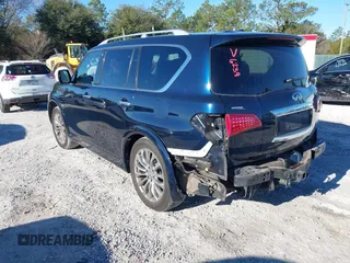 2017 Infiniti QX80 with VIN JN8AZ2NE8H9152064, listed as a IAAI auction lot 41356239 with 100,747 mi miles and . Bid and sale history available at DreamBid. Image 3.