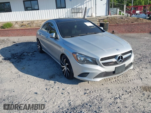 2015 Mercedes-Benz CLA 250 with VIN WDDSJ4GB1FN198786, listed as a IAAI auction lot 42060281 with 163,979 mi miles and . Bid and sale history available at DreamBid. Image 1.