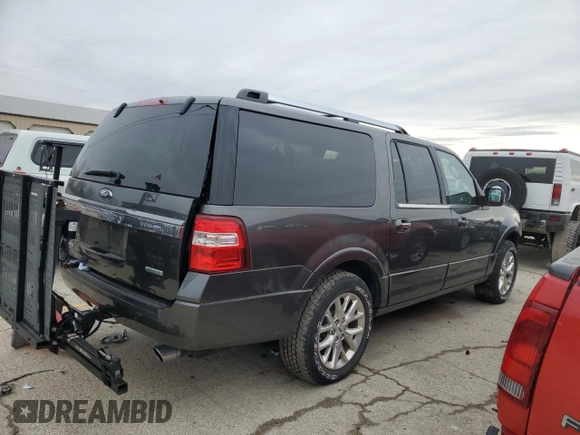 2016 Ford Expedition Max Limited with VIN 1FMJK2AT0GEF14541, listed as a Copart auction lot 85571524 with 74,536 mi miles and Salvage title. Bid and sale history available at DreamBid. Image 3.