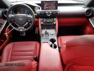 2023 Lexus IS 350 F Sport with VIN JTHGZ1B21P5069896, listed as a Copart auction lot 50947125 with 13,980 mi miles and Salvage title. Bid and sale history available at DreamBid. Image 8.