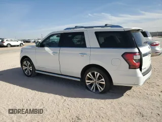 2020 Ford Expedition Platinum with VIN 1FMJU1MT1LEA86134, listed as a Copart auction lot 47113845 with 65,723 mi miles and Salvage Title. Bid and sale history available at carsss.com. Image 2.