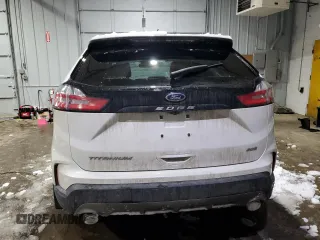 2022 Ford Edge Titanium with VIN 2FMPK4K93NBA63381, listed as a Copart auction lot 45031605 with 24,075 mi miles and Salvage Title. Bid and sale history available at carsss.com. Image 6.