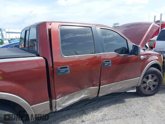 2005 Ford F-150 XLT with VIN 1FTPW12535KE05731, listed as a IAAI auction lot 42496388 with 210,545 mi miles and . Bid and sale history available at DreamBid. Image 6.
