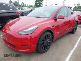 2022 Tesla Model Y Performance z VIN 7SAYGDEF6NF511436, wystawiony jako IAAI lot #42078122 z przebiegiem 44 006 mil mil oraz . Historia ofert i sprzedaży dostępna na DreamBid. Obrazek 2.