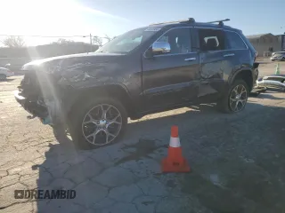 2019 Jeep Grand Cherokee Overland with VIN 1C4RJFCG3KC577784, listed as a Copart auction lot 49412955 with 79,450 mi miles and Salvage Title. Bid and sale history available at carsss.com. Image 1.