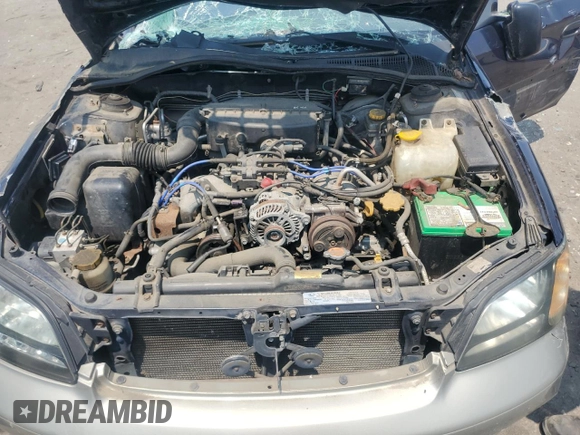 2001 Subaru Legacy Outback with VIN 4S3BH665117647684, listed as a Copart auction lot 59382635 with 138,574 mi miles and Salvage title. Bid and sale history available at DreamBid. Image 11.