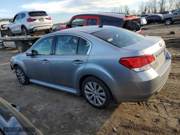 2011 Subaru Legacy 2.5i Ltd Pwr Moon with VIN 4S3BMBK61B3258569, listed as a Copart auction lot 46636155 with 186,604 mi miles and Salvage Title. Bid and sale history available at carsss.com. Image 2.