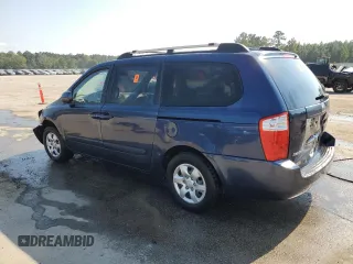 2007 Kia Sedona EX with VIN KNDMB233176180920, listed as a Copart auction lot 75413334 with Not Provided miles and Salvage Title. Bid and sale history available at carsss.com. Image 2.