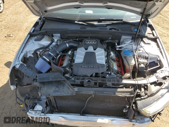 2013 Audi S4 Prestige with VIN WAUKGAFL1DA127560, listed as a Copart auction lot 70191744 with 100,526 mi miles and Salvage Title. Bid and sale history available at carsss.com. Image 11.