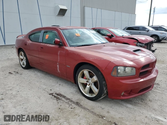2006 Dodge Charger SRT-8 with VIN 2B3LA73W36H369833, listed as a Copart auction lot 78132814 with 38,623 mi miles and Salvage Title. Bid and sale history available at DreamBid. Image 4.