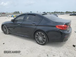 2018 BMW 5 Series 540i with VIN WBAJE5C51JWA94611, listed as a Copart auction lot 50367505 with 104,301 mi miles and Salvage Title. Bid and sale history available at carsss.com. Image 2.