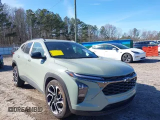 2024 Chevrolet Trax 2RS with VIN KL77LJE25RC123680, listed as a IAAI auction lot 41311006 with 16,113 mi miles and . Bid and sale history available at DreamBid. Image 1.