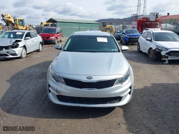 2018 Kia Optima LX with VIN 5XXGT4L39JG264045, listed as a IAAI auction lot 41651631 with 191,673 mi miles. Bid and sale history available at carsss.com. Image 12.