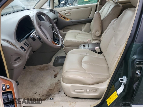 1999 Lexus RX 300 Luxury SUV with VIN JT6HF10U6X0088127, listed as a Copart auction lot 43950965 with 189,607 mi miles and Salvage Title. Bid and sale history available at carsss.com. Image 7.