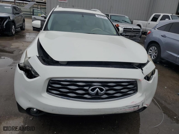 2009 Infiniti FX35 with VIN JNRAS18UX9M101211, listed as a Copart auction lot 44557375 with 83,427 mi miles and Salvage Title. Bid and sale history available at carsss.com. Image 5.