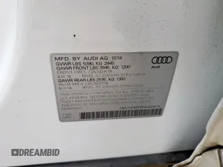 2015 Audi Q5 Premium Plus with VIN WA1LFAFP8FA059574, listed as a Copart auction lot 60562265 with 104,340 mi miles and Salvage title. Bid and sale history available at DreamBid. Image 12.