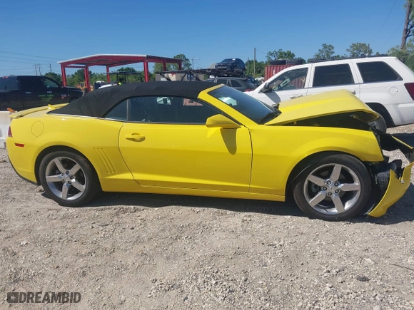 2015 Chevrolet Camaro LT with VIN 2G1FD3D30F9214174, listed as a IAAI auction lot 41807488 with 23,002 mi miles. Bid and sale history available at carsss.com. Image 13.