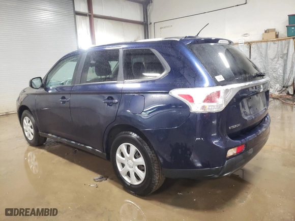 2014 Mitsubishi Outlander ES with VIN JA4AD2A34EZ008158, listed as a Copart auction lot 44355925 with 107,900 mi miles and Salvage Title. Bid and sale history available at carsss.com. Image 2.