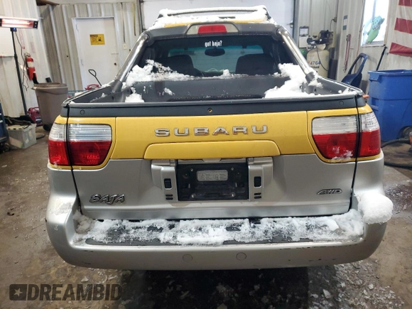2003 Subaru Baja с VIN 4S4BT61C136104148, выставлен на аукционе Copart как лот 45051165 с пробегом 222 985 миль миль и Чистый • Clean title. История ставок и продаж доступна на DreamBid. Изображение 6.