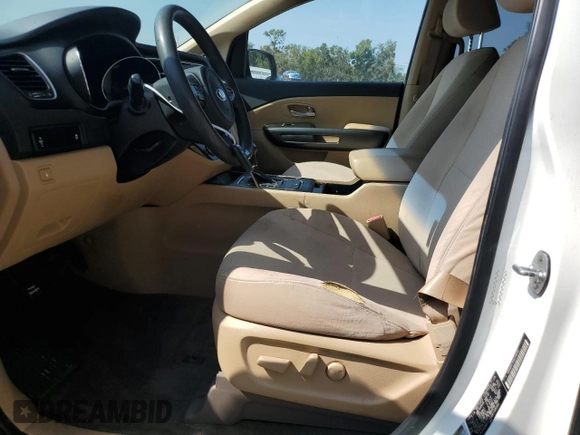 2016 Kia Sedona LX with VIN KNDMB5C15G6158080, listed as a Copart auction lot 55841855 with 145,198 mi miles and Clean Title. Bid and sale history available at DreamBid. Image 7.
