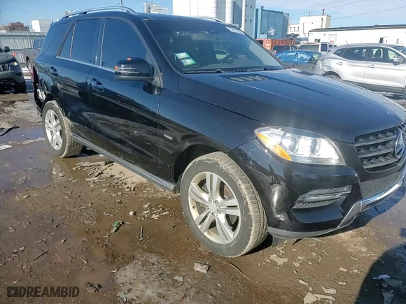 2012 Mercedes-Benz M-Class ML 350 with VIN 4JGDA5HB9CA027676, listed as a Copart auction lot 87976255 with 119,230 mi miles and Salvage Title. Bid and sale history available at carsss.com. Image 12.