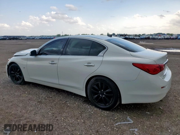 2015 Infiniti Q50 Premium with VIN JN1BV7AP7FM339762, listed as a Copart auction lot 60241965 with 94,278 mi miles and Salvage title. Bid and sale history available at DreamBid. Image 2.