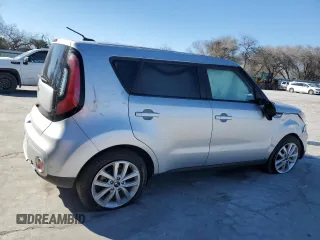2018 Kia Soul + with VIN KNDJP3A50J7569533, listed as a Copart auction lot 46692825 with 93,506 mi miles and Salvage Title. Bid and sale history available at carsss.com. Image 3.