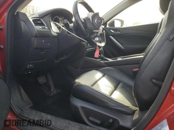 2017 Mazda Mazda6 Touring with VIN JM1GL1V59H1129408, listed as a Copart auction lot 54129295 with 90,672 mi miles and Salvage Title. Bid and sale history available at carsss.com. Image 7.